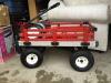 LITTLE BIG RED ALL TERRAIN WAGON WITH 2 SETS OF WHEELS AND SKIIS