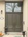Double Front Entry Doors with Large Transom Window