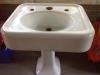 Antique Cast Iron Pedestal Sink