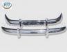 1958 1963 Volvo PV544 EU Style Stainless Steel Bumper